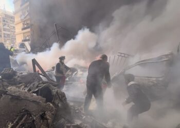 10 Menit, Penjajah Zionis Israel Bom 100 Lokasi di Lebanon